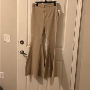 Free people flare khakis